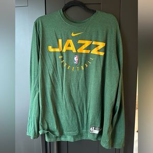 Utah Jazz NBA Long-Sleeve Dri-Fit Tee